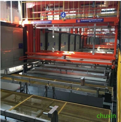 Lini Plating Otomatis Ruang Instalasi Disesuaikan untuk Plating Perak