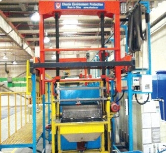 ISO9000 Mesin Fosfat Barrel Gantung Kontrol PLC