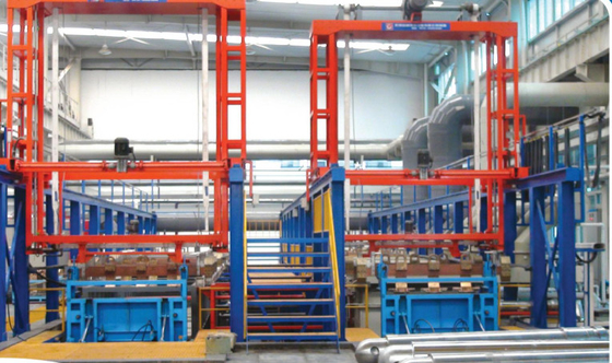 Hidrolik Hard Chrome Plating Line Kontrol PLC Otomatis