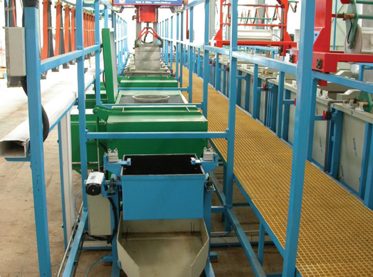 Pengeringan Dan Pengosongan Barrel Plating Line Otomatis