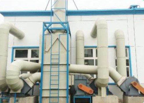 Sistem Pengolahan Gas Limbah dari Kabut Karbon Aktif