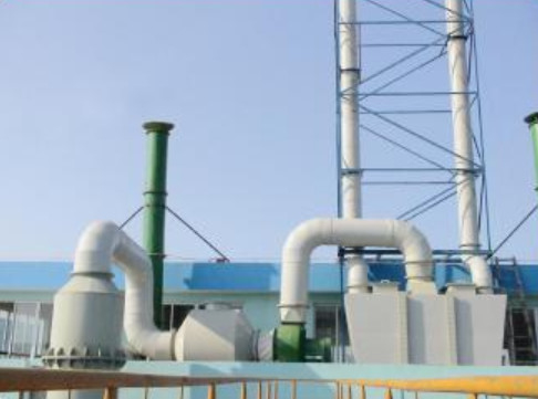 Sistem pengolahan gas limbah nitrogen oksida dengan aksesoris nikel kromium