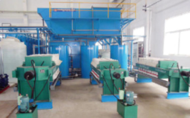 Stasiun pengolahan air limbah elektroplating pertambangan Huaibei