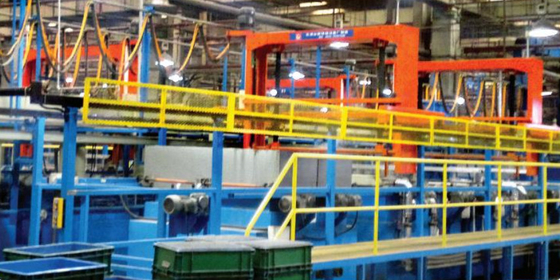 Wuxi Trelleborg perusahaan aluminium besi fosfat lini produksi otomatis