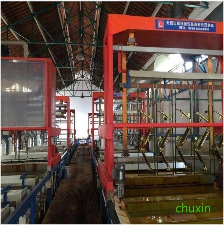 Lini Produksi Elektroplating OEM Nikel Kromium Rel Tinggi Dan Rendah Empat Lapisan
