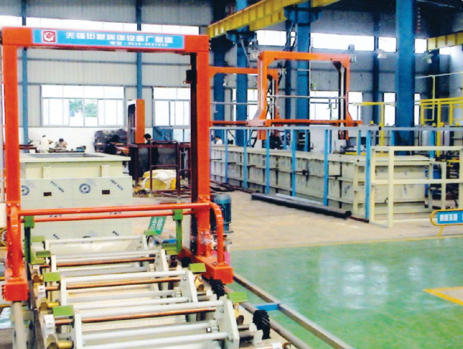 Push Type Zinc Barrel Plating Line Gantung Otomatis