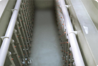 Sistem semprot slot kosongMenara semprot dapat digunakan secara luas dalam kimia, elektronik, metalurgi, pelapisan listrik, tekstil (che